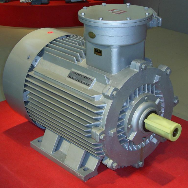 YE3-160L-6防爆电机45°角实拍